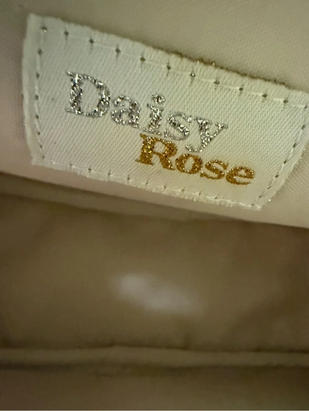 Designer Inspired Checkered Cosmetic Makeup Travel Bag Pouch Daisy Rose